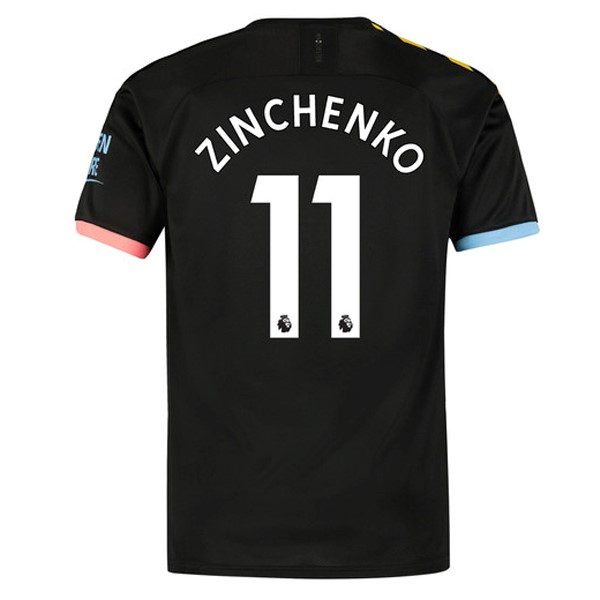 Camiseta Manchester City NO.11 Zinchenko 2ª 2019/20 Negro
